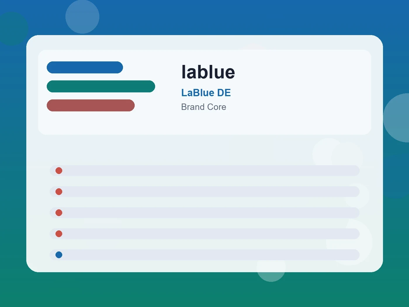 LaBlue DE lablue guide visual