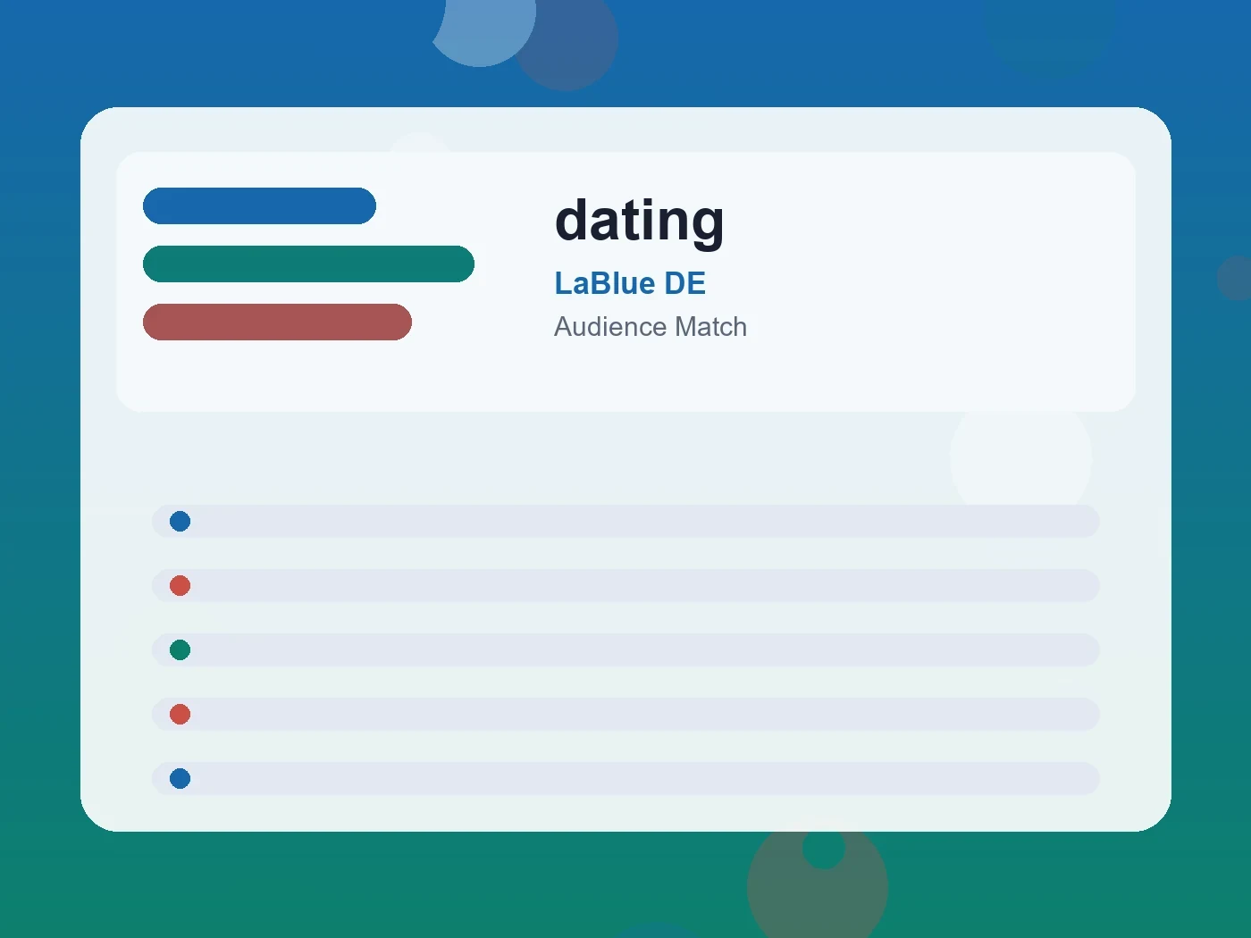 LaBlue DE dating guide visual