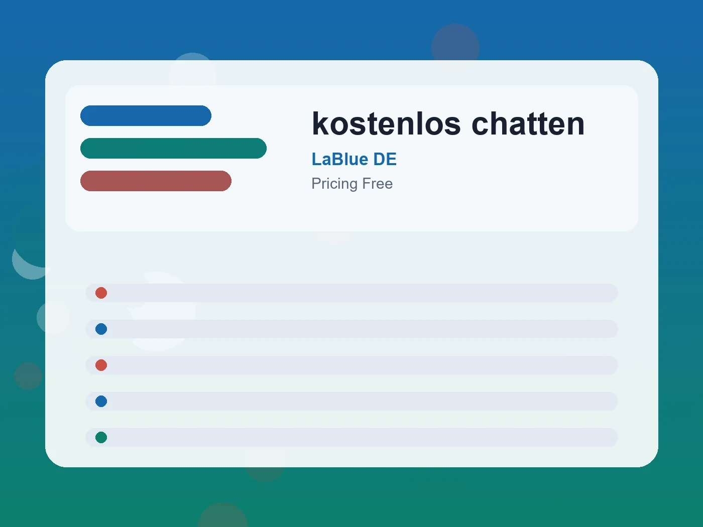 LaBlue DE kostenlos chatten guide visual