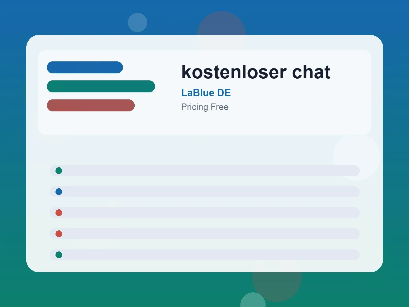 LaBlue DE kostenloser chat guide visual
