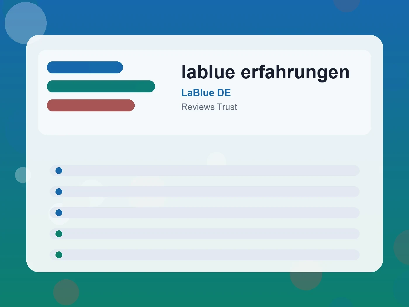 LaBlue DE lablue erfahrungen guide visual