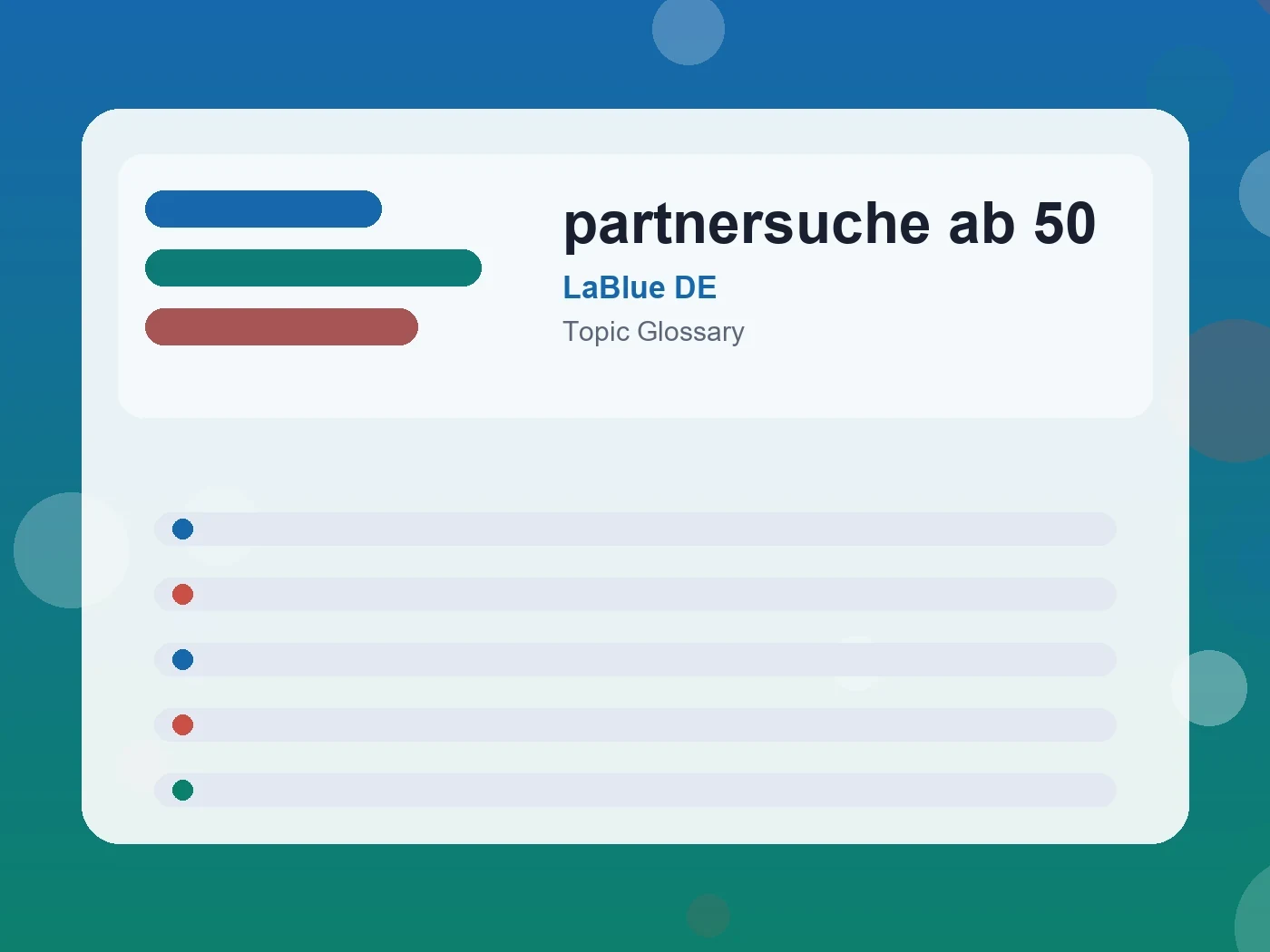 LaBlue DE partnersuche ab 50 guide visual