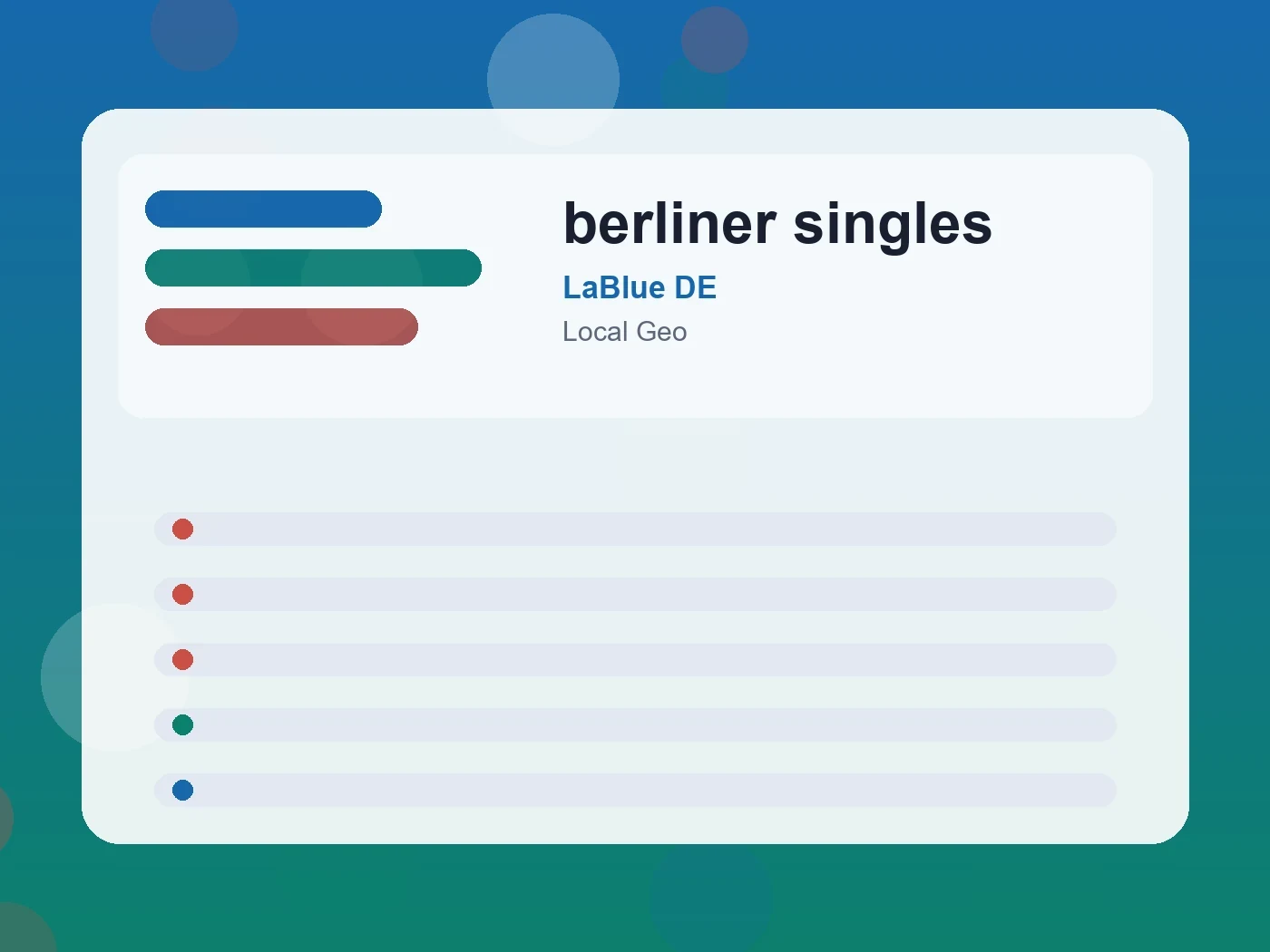 LaBlue DE berliner singles guide visual