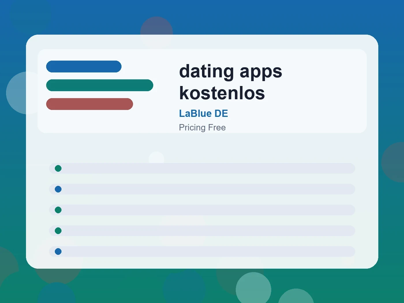 LaBlue DE dating apps kostenlos guide visual