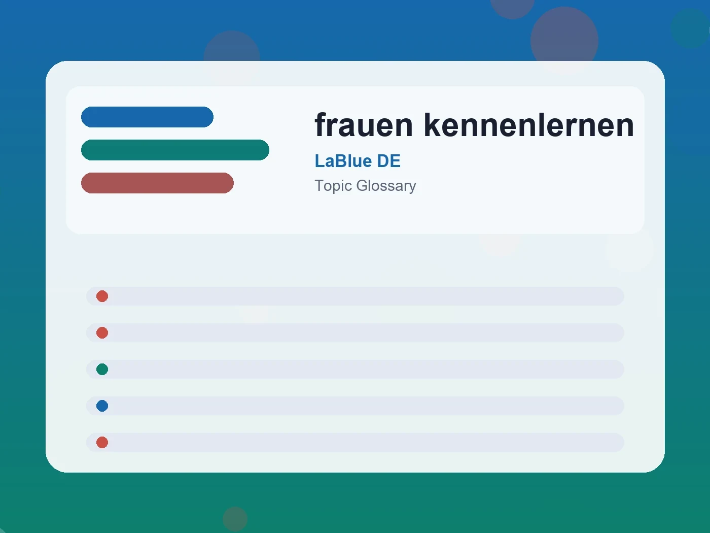LaBlue DE frauen kennenlernen guide visual