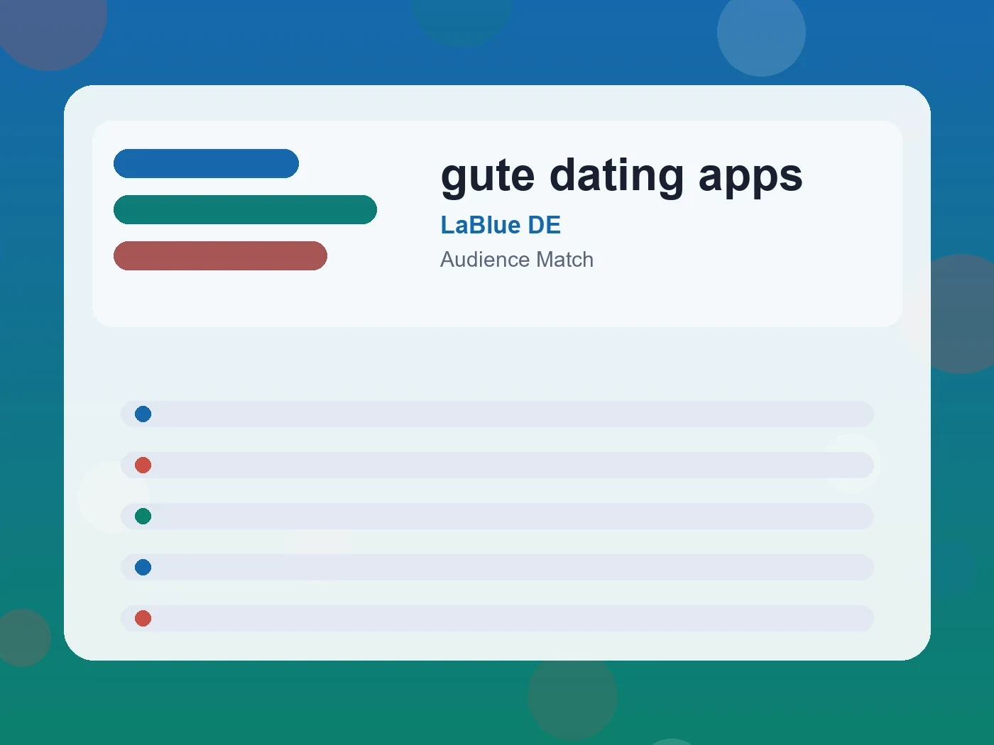LaBlue DE gute dating apps guide visual