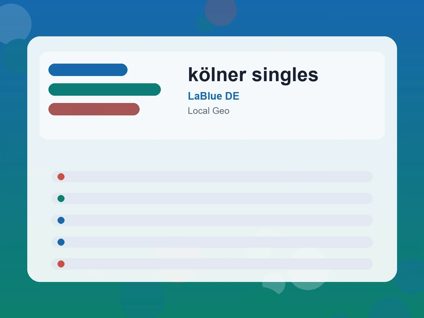 LaBlue DE kölner singles guide visual