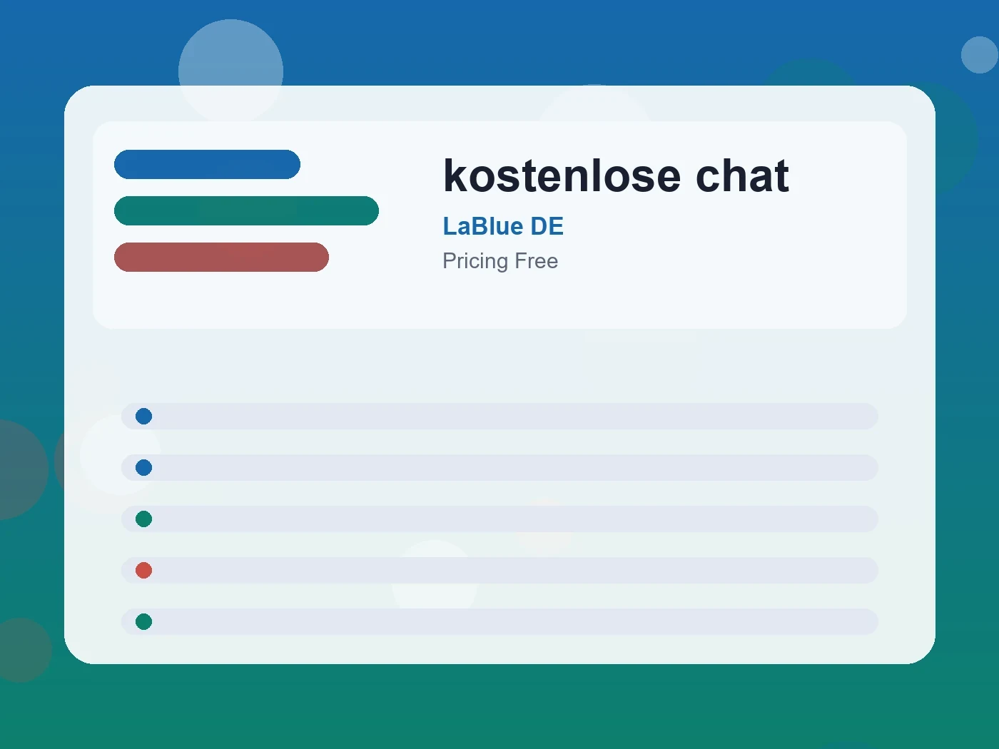LaBlue DE kostenlose chat guide visual