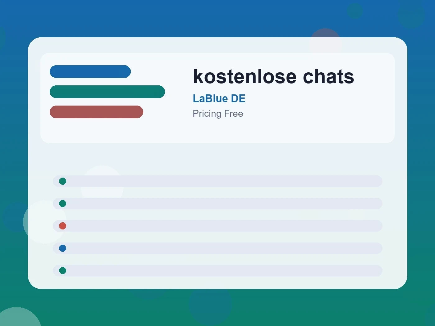LaBlue DE kostenlose chats guide visual