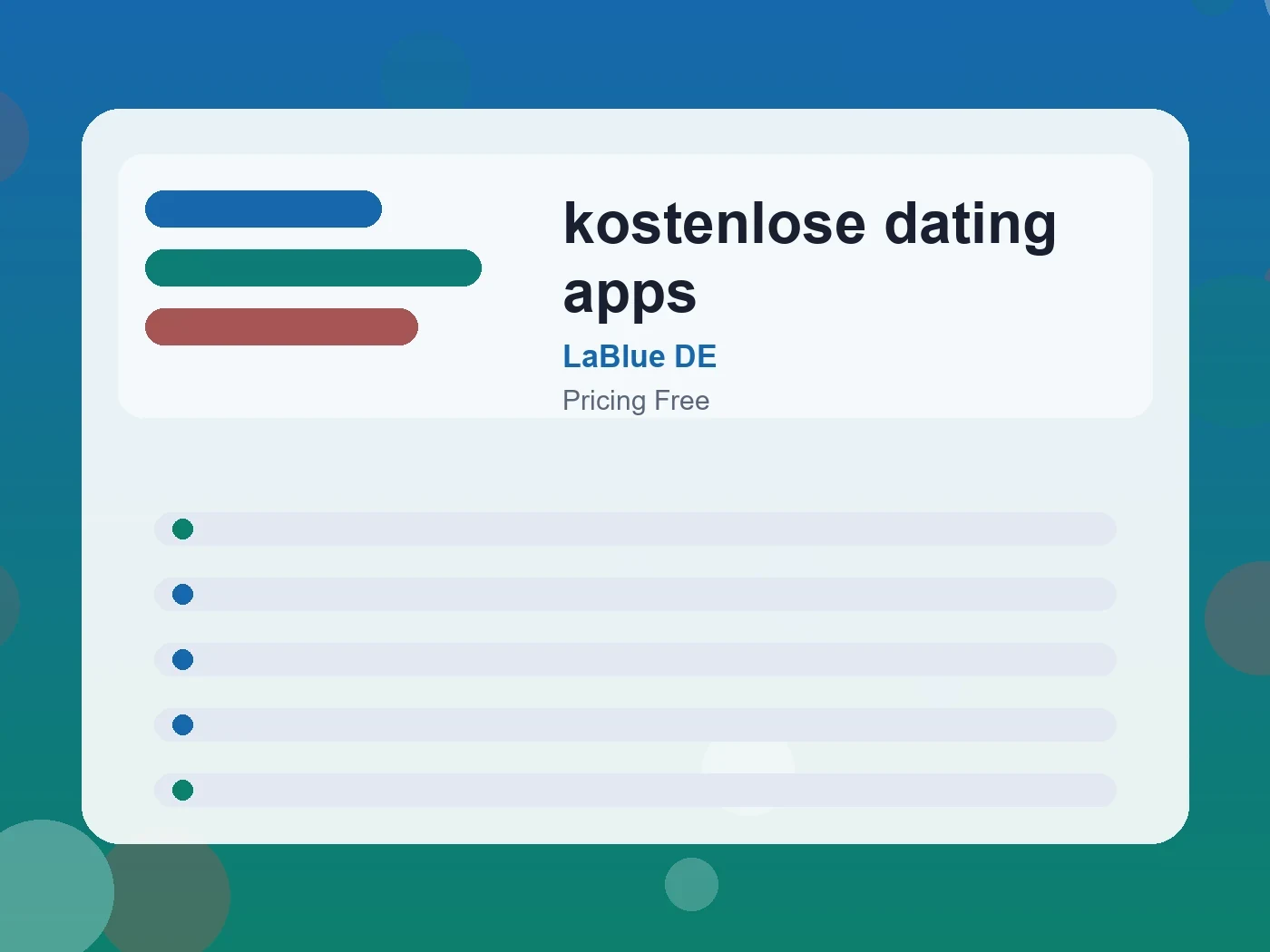 LaBlue DE kostenlose dating apps guide visual