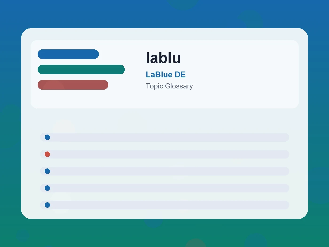 LaBlue DE lablu guide visual