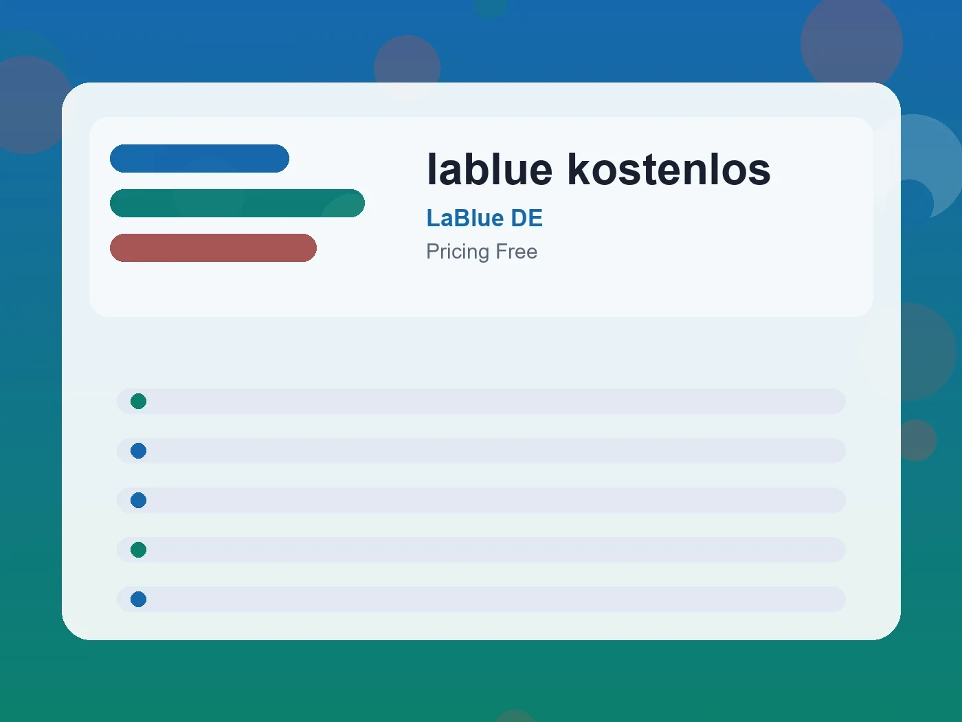 LaBlue DE lablue kostenlos guide visual