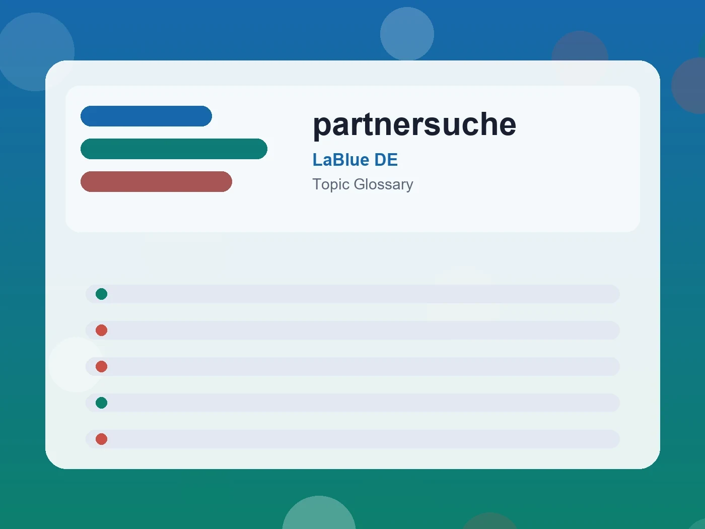 LaBlue DE partnersuche guide visual