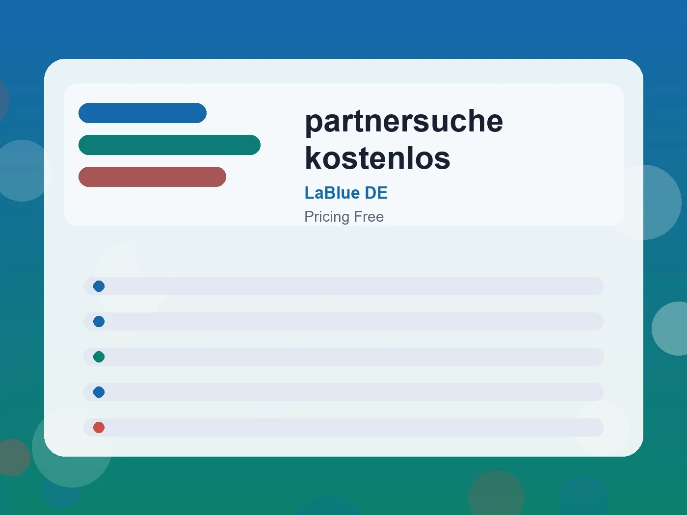 LaBlue DE partnersuche kostenlos guide visual