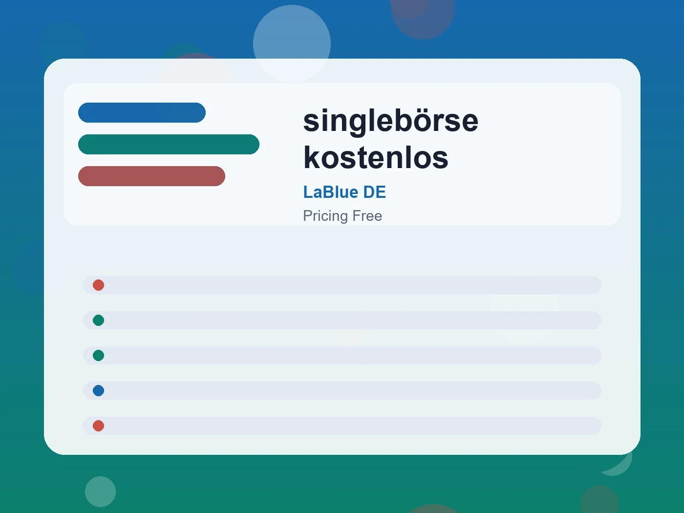 LaBlue DE singlebörse kostenlos guide visual