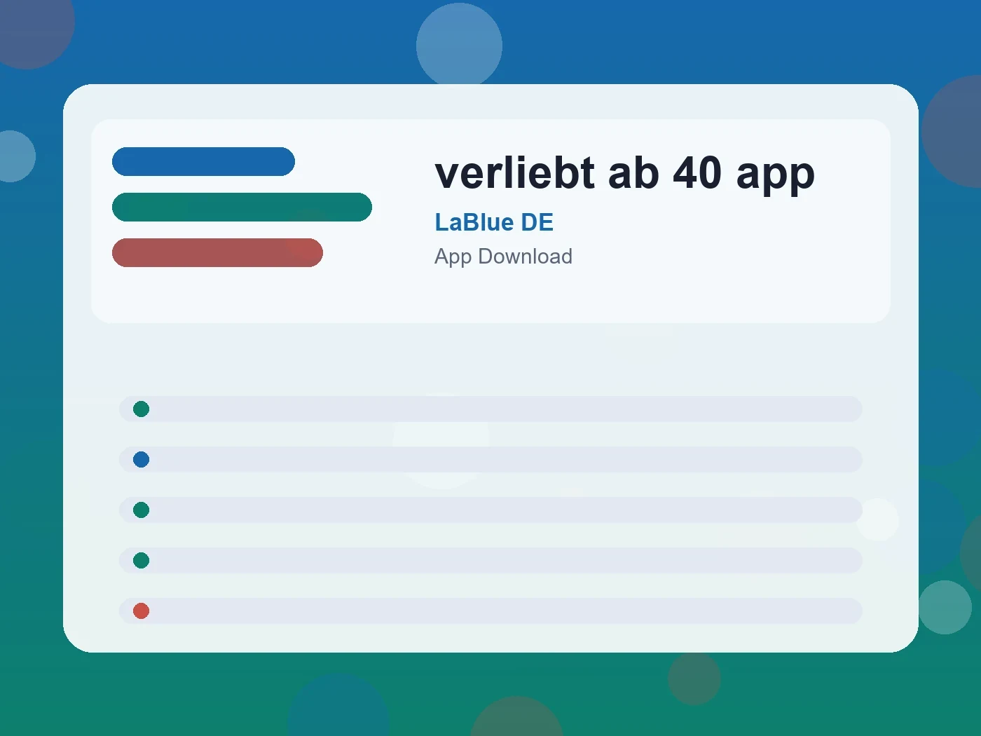 LaBlue DE verliebt ab 40 app guide visual