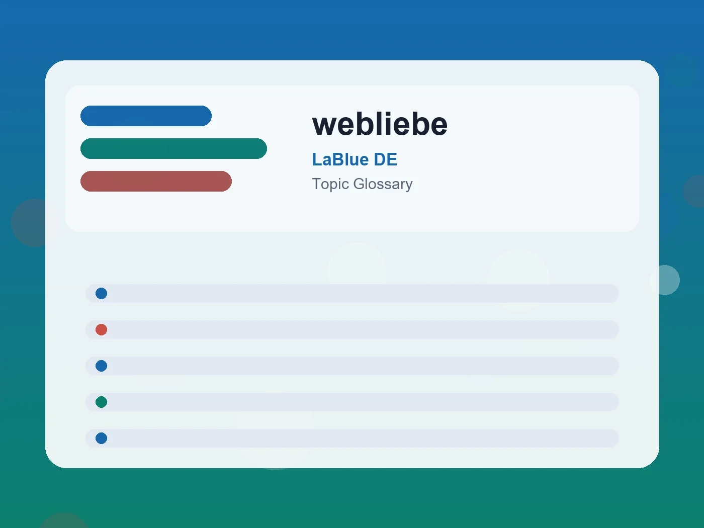 LaBlue DE webliebe guide visual