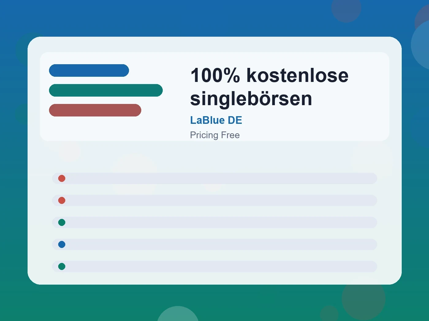 LaBlue DE 100% kostenlose singlebörsen guide visual