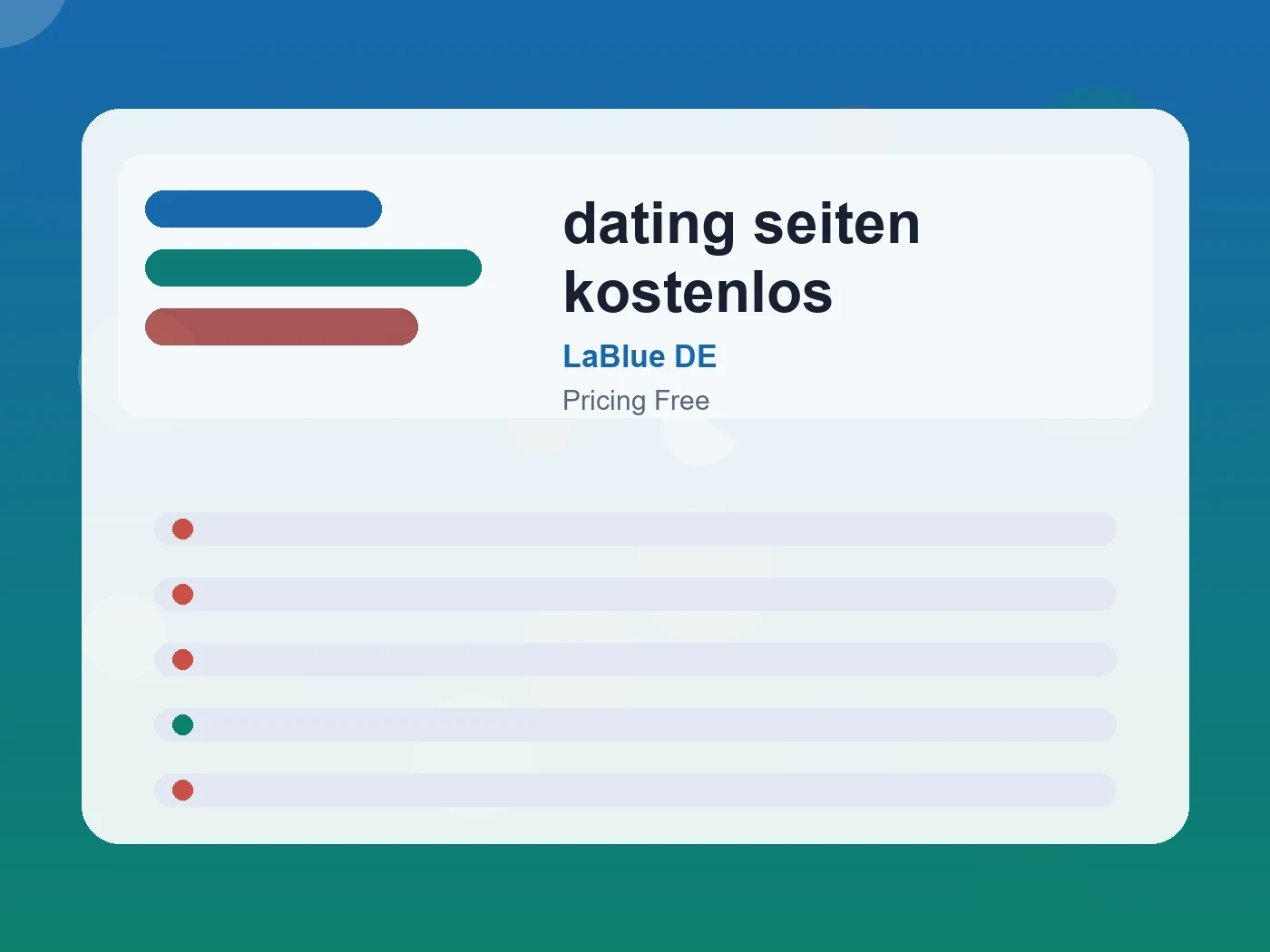 LaBlue DE dating seiten kostenlos guide visual