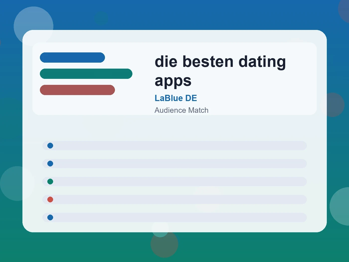 LaBlue DE die besten dating apps guide visual