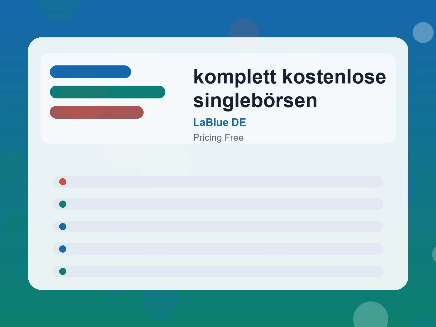 LaBlue DE komplett kostenlose singlebörsen guide visual