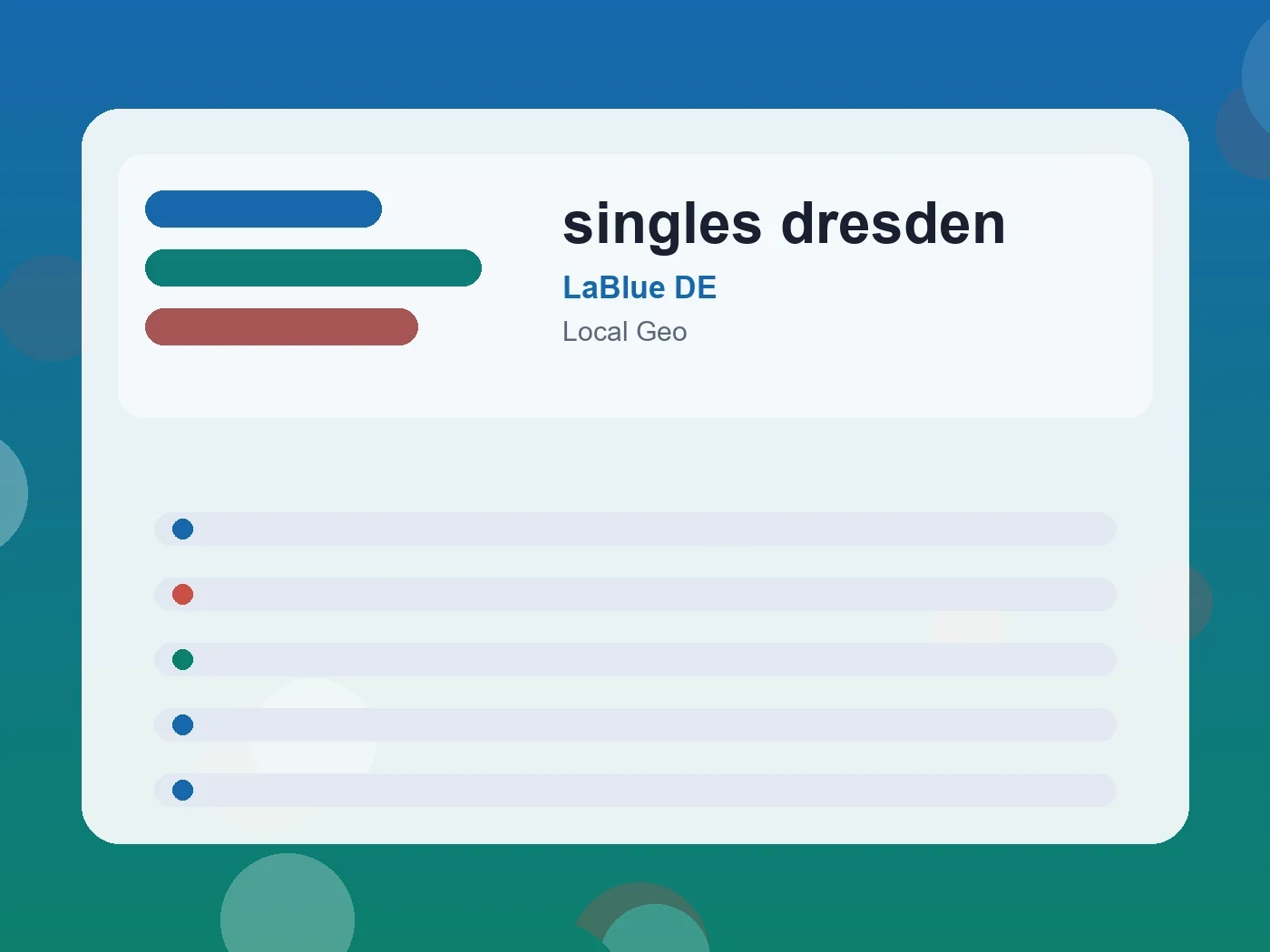 LaBlue DE singles dresden guide visual